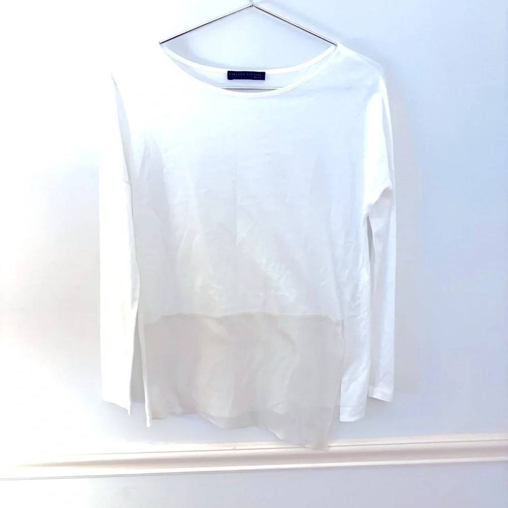FABIANA FILIPPI Elegant White Cotton Knit Top - Picture 2 of 5
